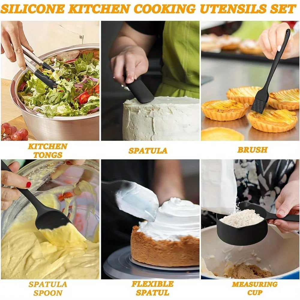 17pcs, Stainless Steel Mixing Bowl Set
