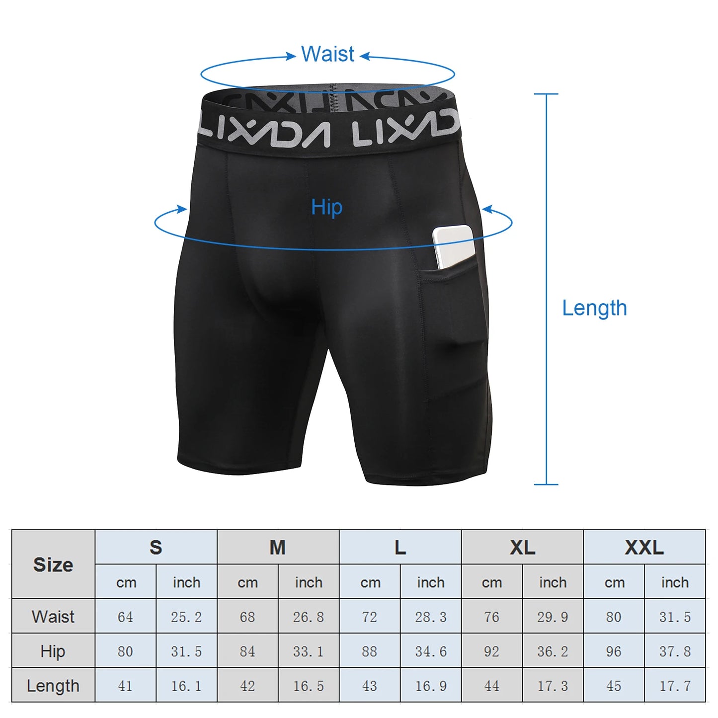3 Pack Men Sports Shorts