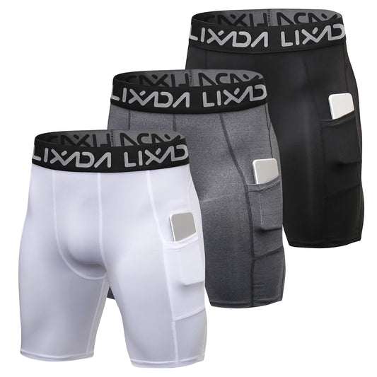 3 Pack Men Sports Shorts