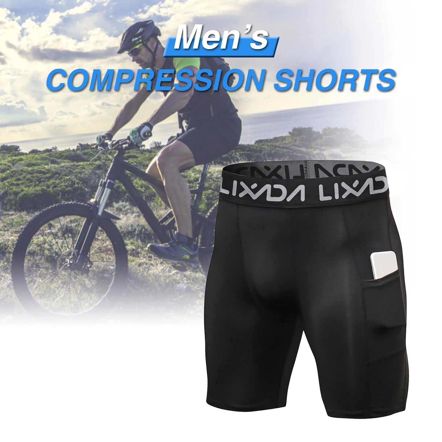 3 Pack Men Sports Shorts